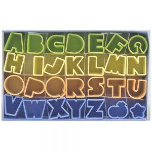 cortante alfabeto plastico