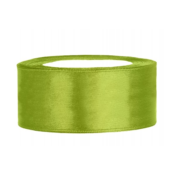ruban-de-satin-vert-pomme-large-25mm-x-25m