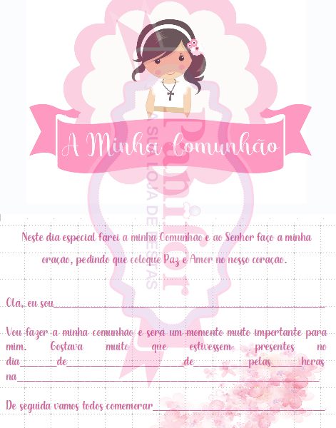 Convite Menina